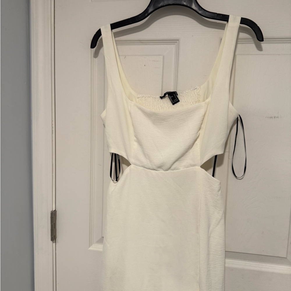 Forever 21 Cream Midi Dress